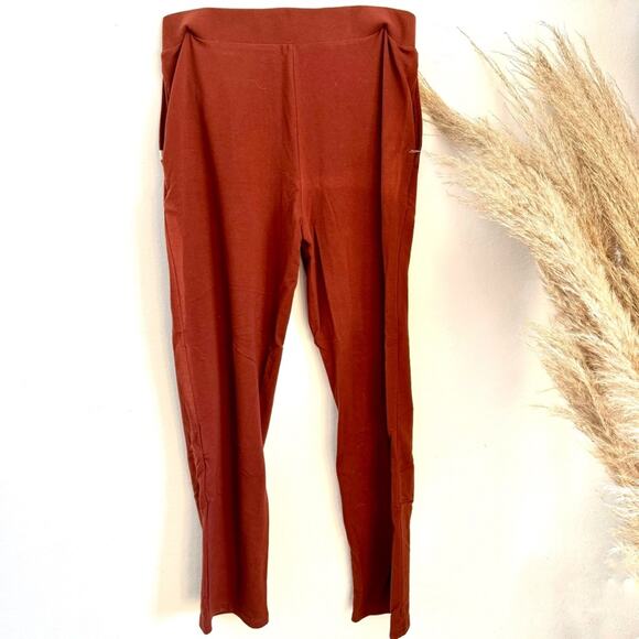 NEW UGG Waylen Straight Leg Rust Orange Brick Red Sweatpants Lounge PJ Pant M - Picture 6 of 16